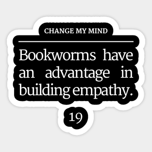 Unpopular Bookish Opinions Page 19 Sticker